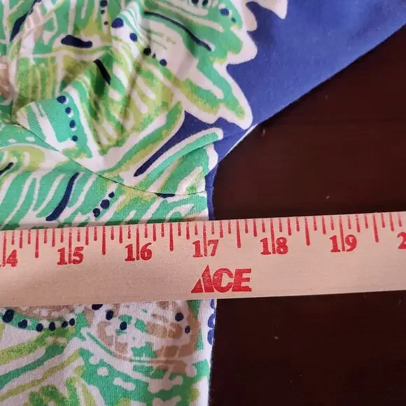 Lilly Pulitzer Latitude Adjustment Ophelia Jersey Swing Dress Size S Tropical - Picture 9 of 10
